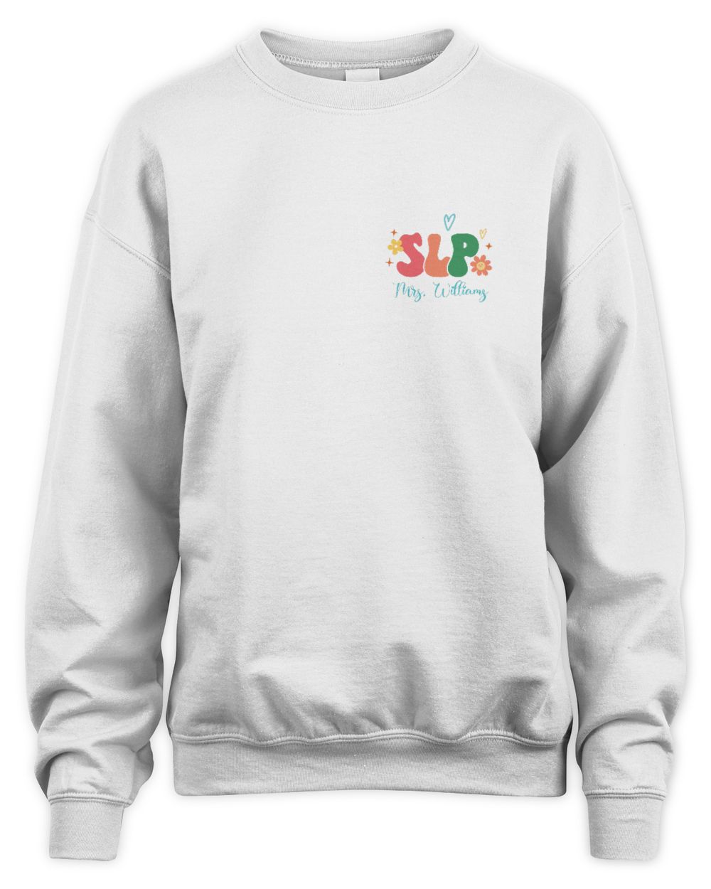 It's A Good Day To Help Tiny Humans Communicate, Speech Language Therapy Sweatshirt, SLP Sweatshirt, Gift For SLP, Language Pathology Shirt Unisex Sweatshirt white s