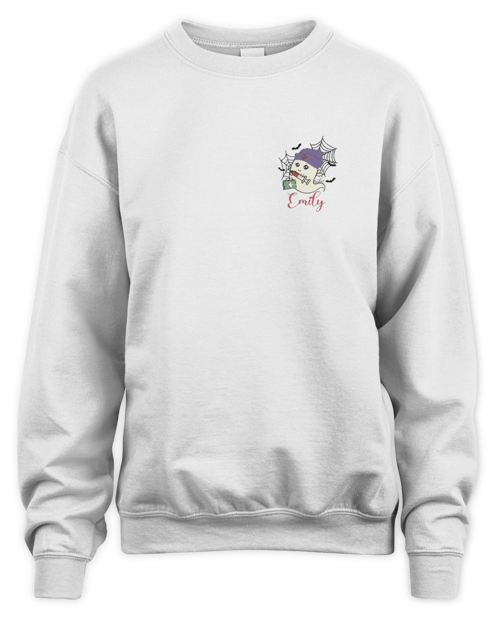 In My Spooky Nurse Era Sweatshirt, Spooky Nicu Nurse Halloween Ghost, Spooky Nurse Sweater, Spooky Halloween Nurse Life, Night Shift Nurse Unisex Sweatshirt white s