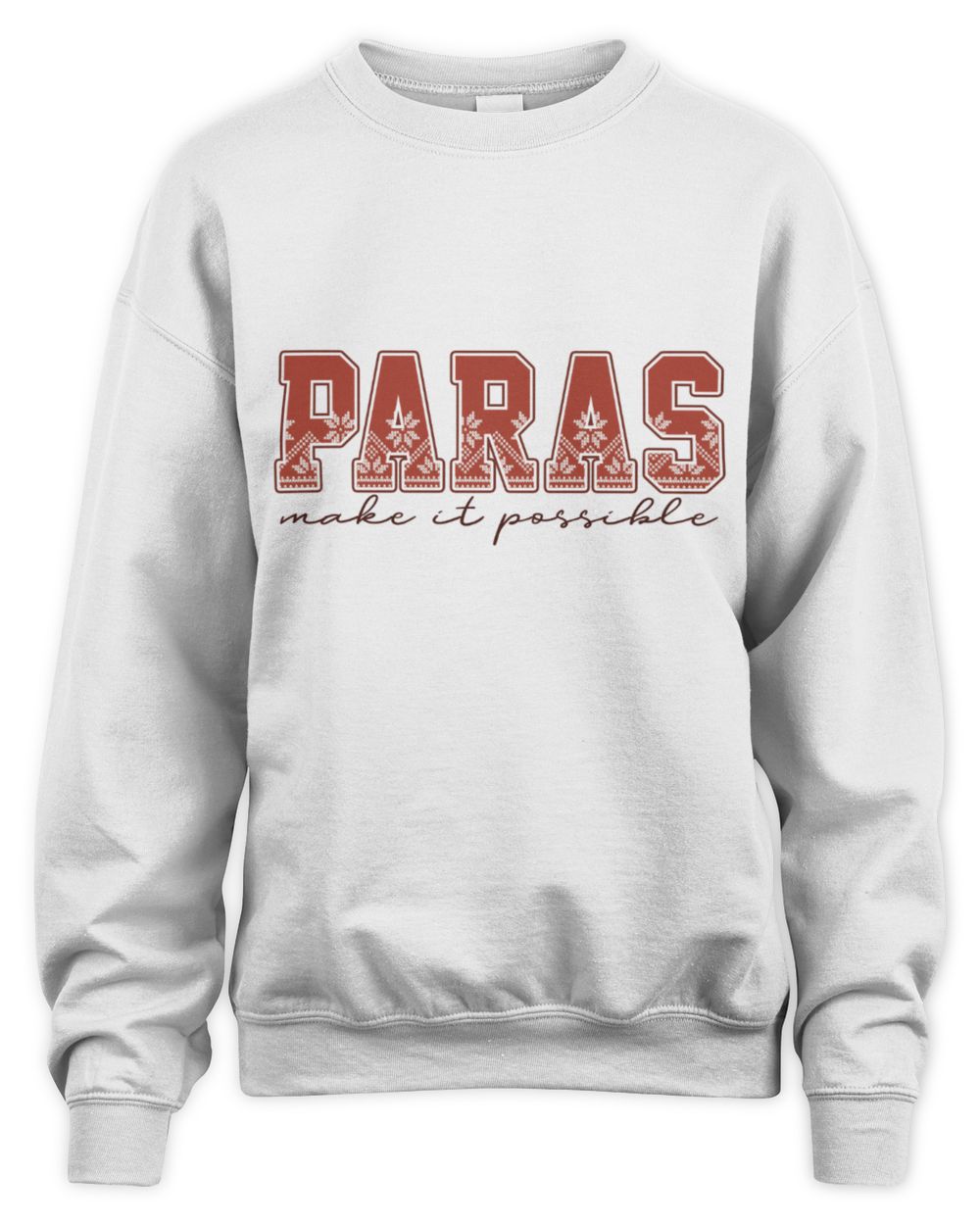 Para Shirt, Paraprofessional Shirt, Cool Para Club Shirt, Teacher Shirt, Teacher Aide, Para Appreciation Shirt, Back To School Shirt Unisex Sweatshirt white s