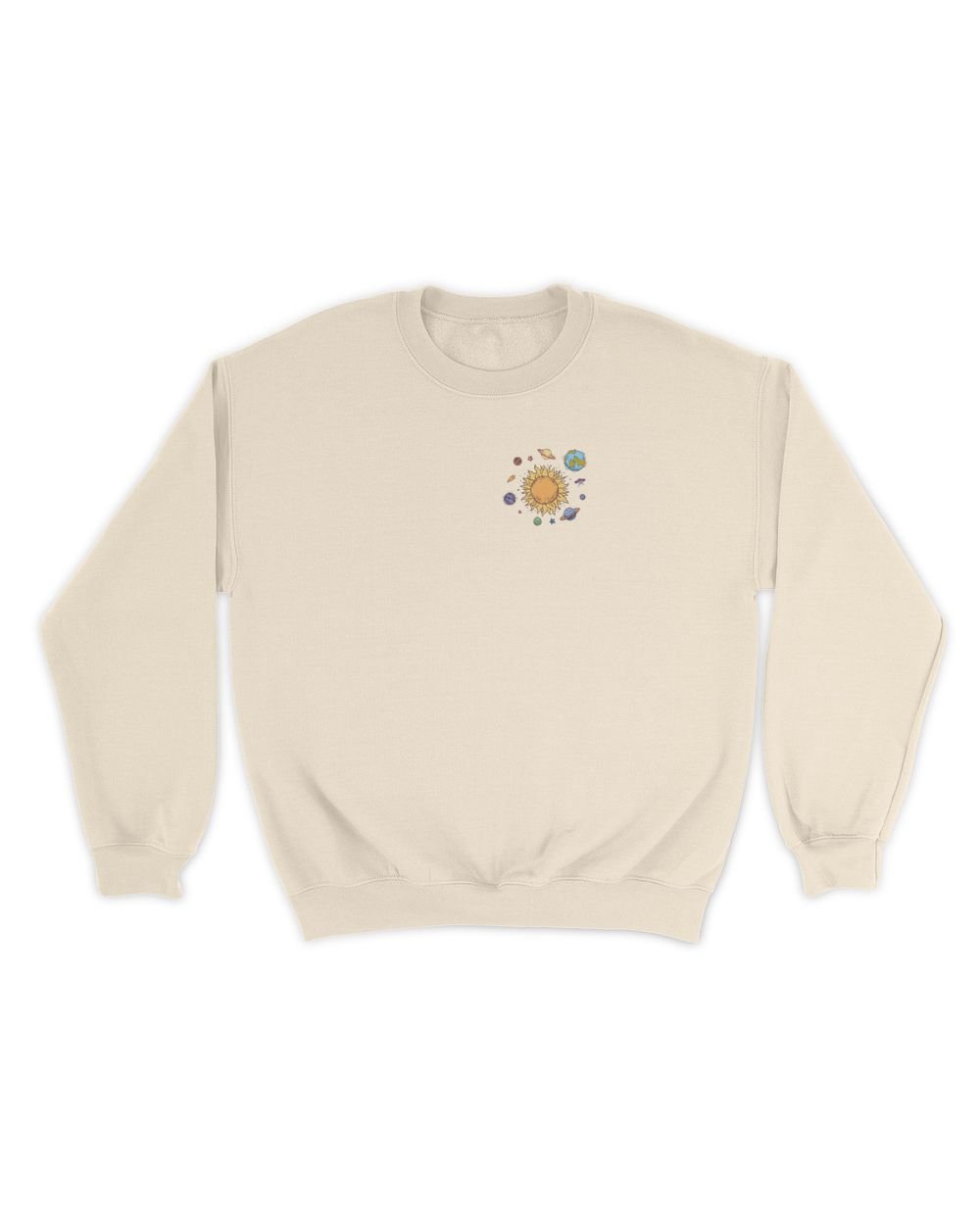 Trust the universe love the earth shirt Unisex Sweatshirt sand s