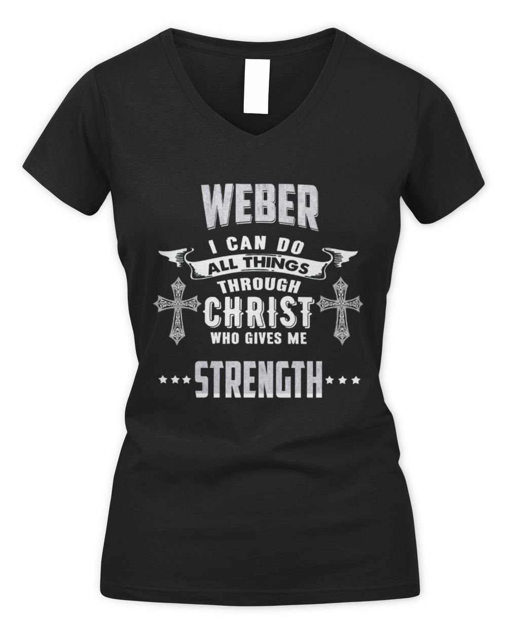 USL-18-Weber Women's V-Neck T-Shirt black s