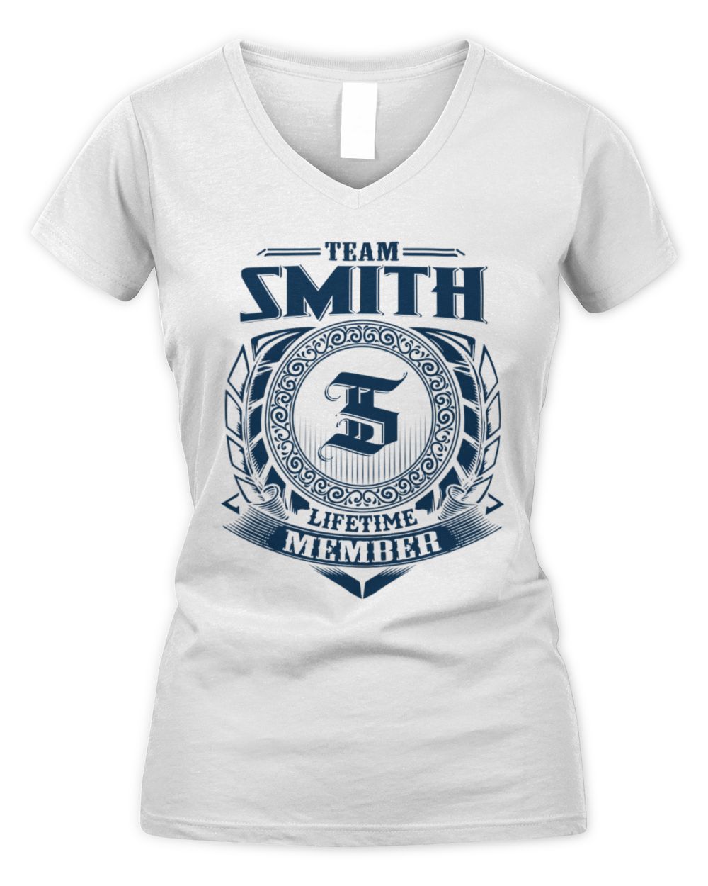Team Smith Lifetime Member Women's V-Neck T-Shirt white s