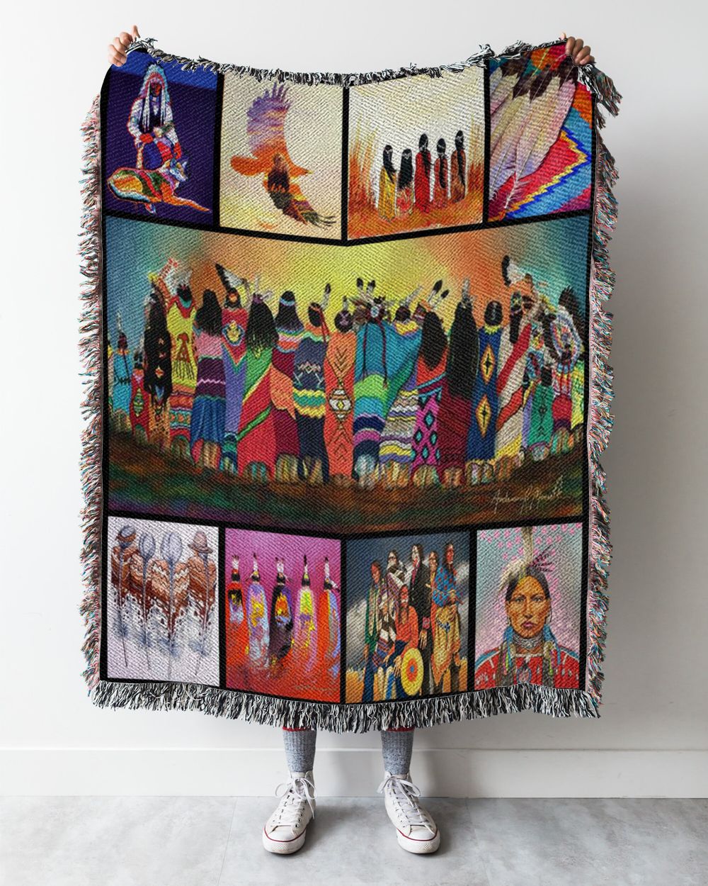 Native American Blanket Quilt SenPrints
