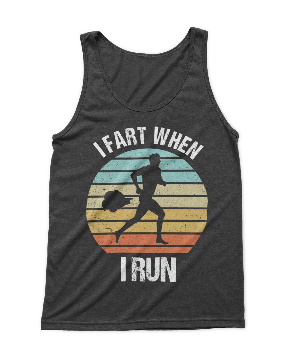 I fart When I run Men's Tank Top black s
