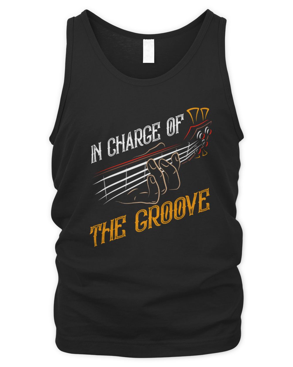 Bass In Charge Of The Groove Men's Tank Top black s