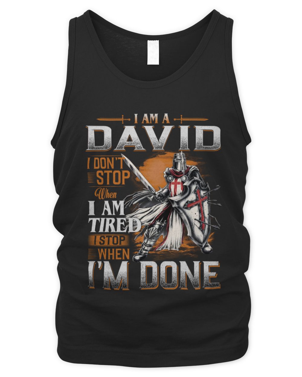 Fbus01603 David B5 Men's Tank Top black s