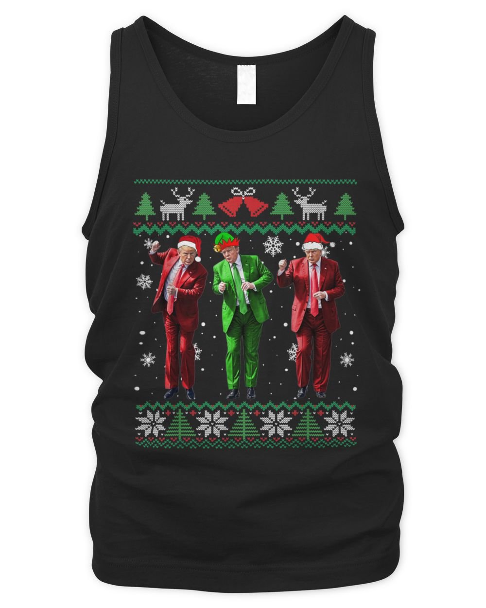 Merry Christmas Men's Tank Top black s
