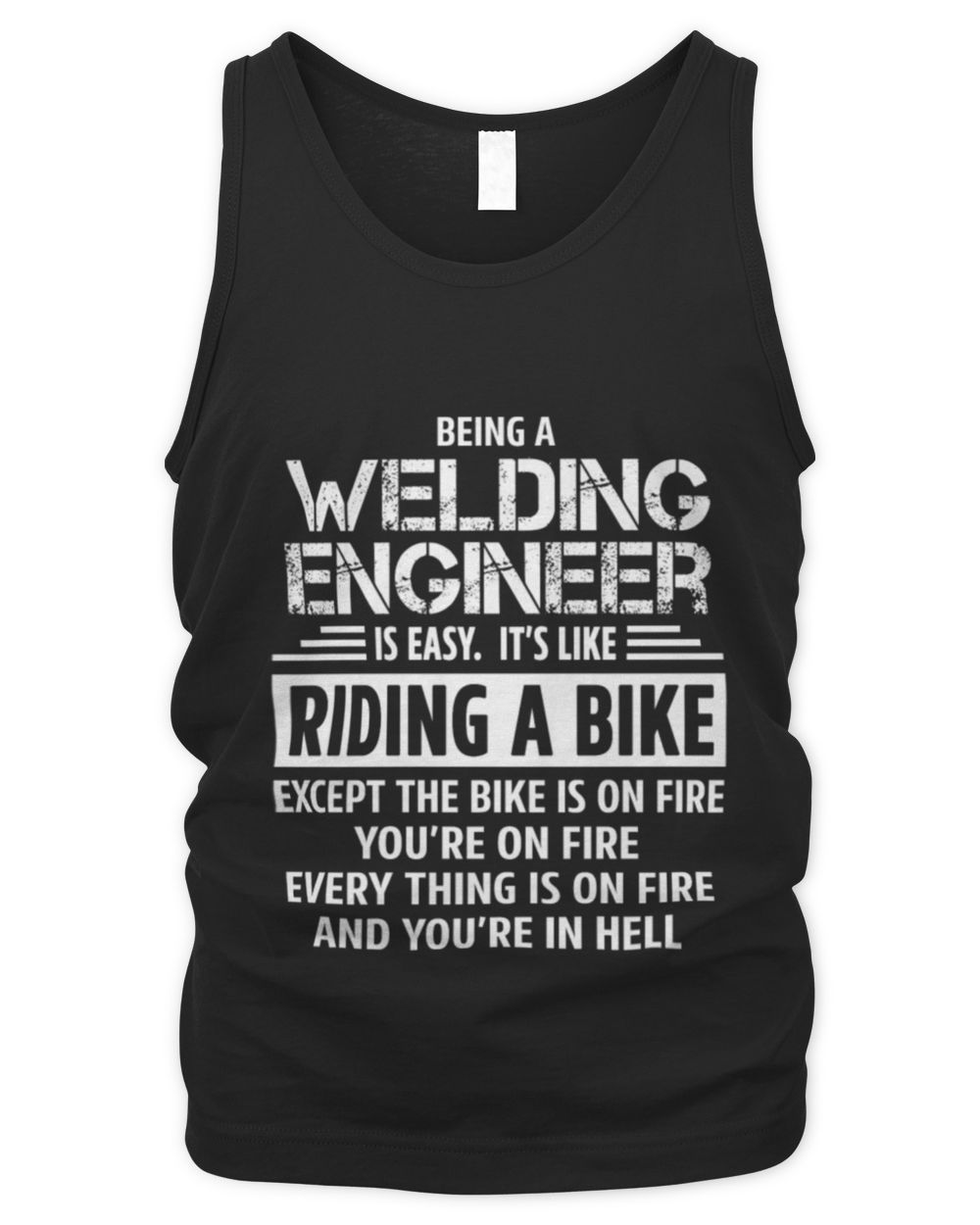 Being A Welding Engineer Men's Tank Top black s