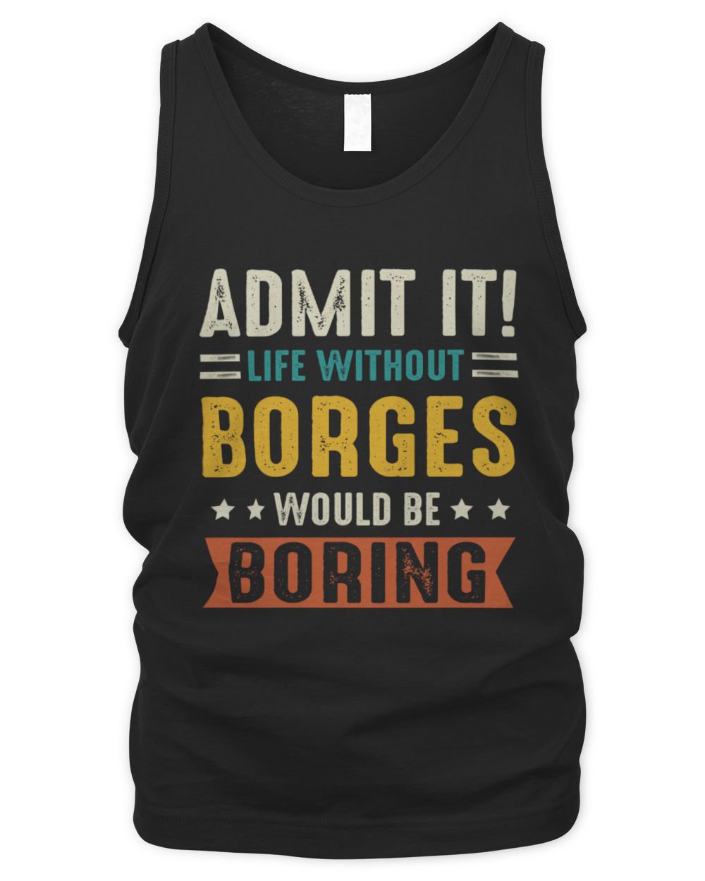 BORGES Men's Tank Top black s