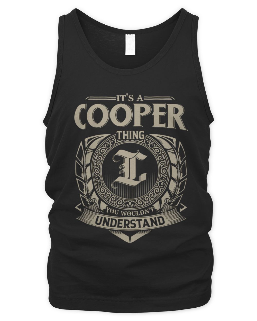 It's a Cooper thing you wouldn't understand Men's Tank Top black s