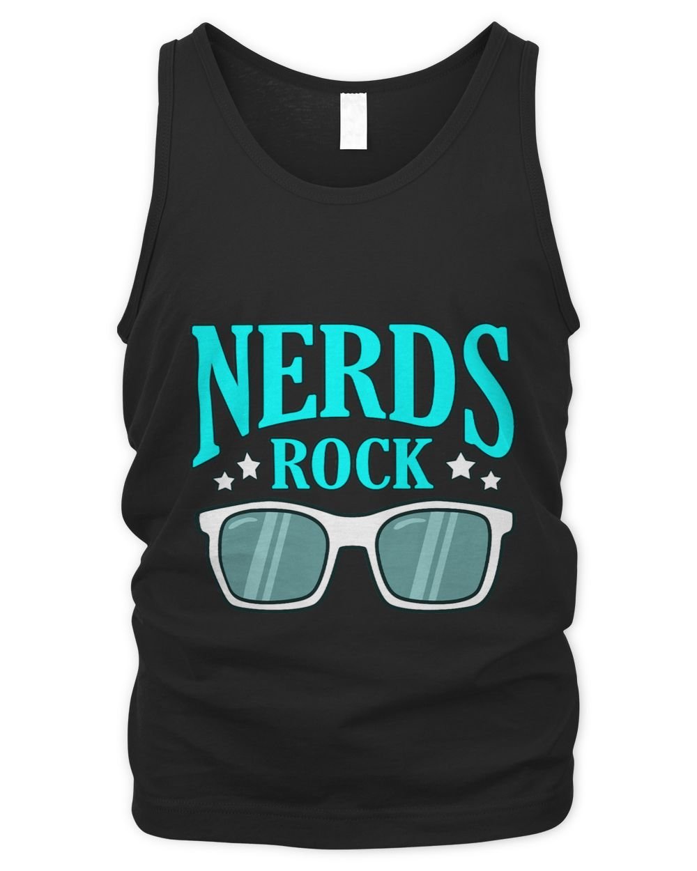 Computer Nerds Rock IT Tech Software Programmer Geek Graphic Men's Tank Top black s