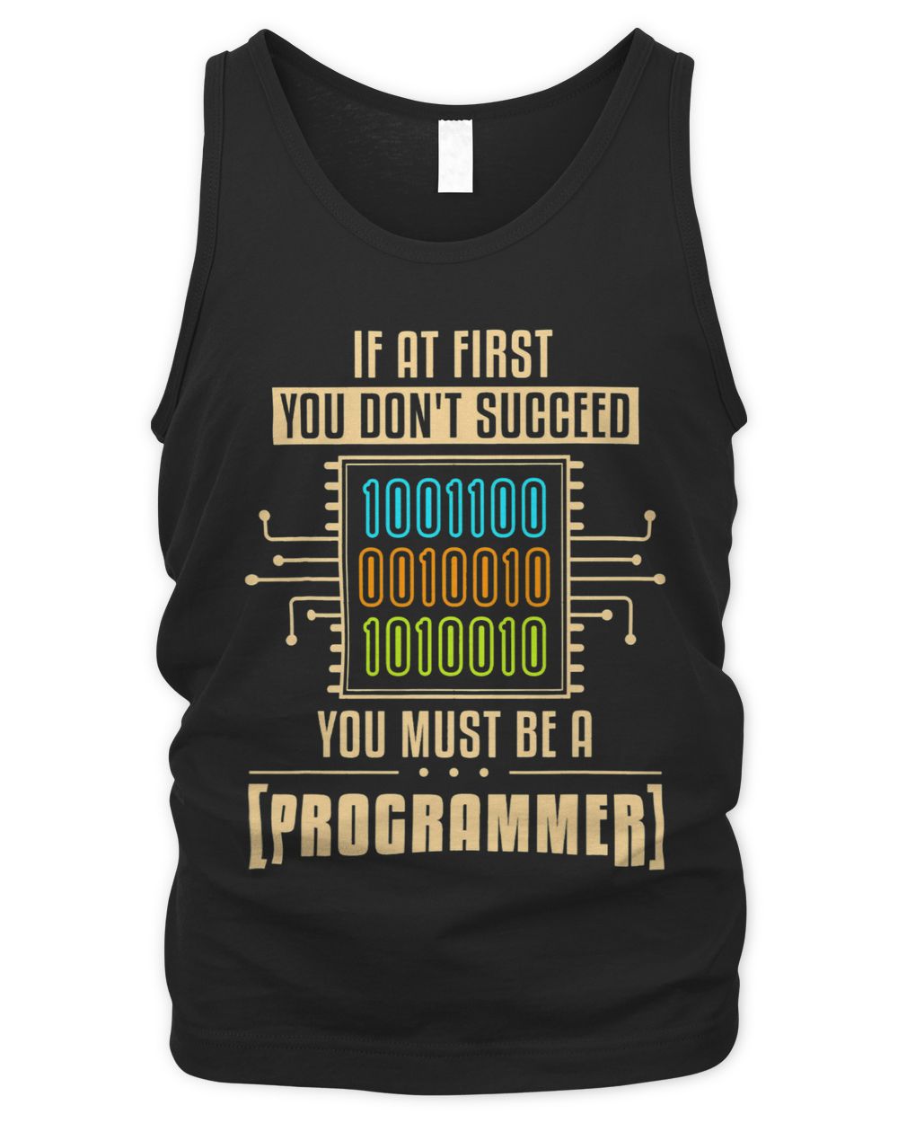 Program Developer Software Engineer Programmer Nerd Computer 21 Men's Tank Top black s