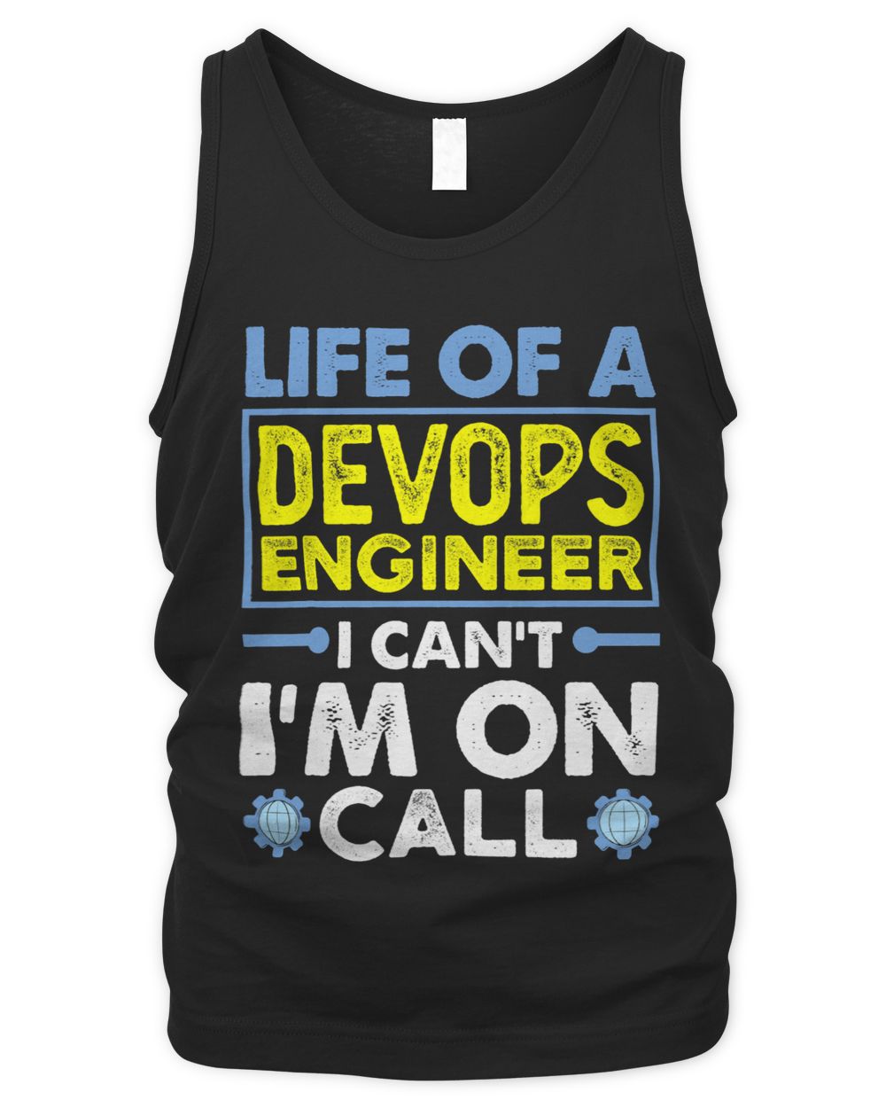 DevOps Engineer Cloud Computing Life of A Devops Engineer Men's Tank Top black s