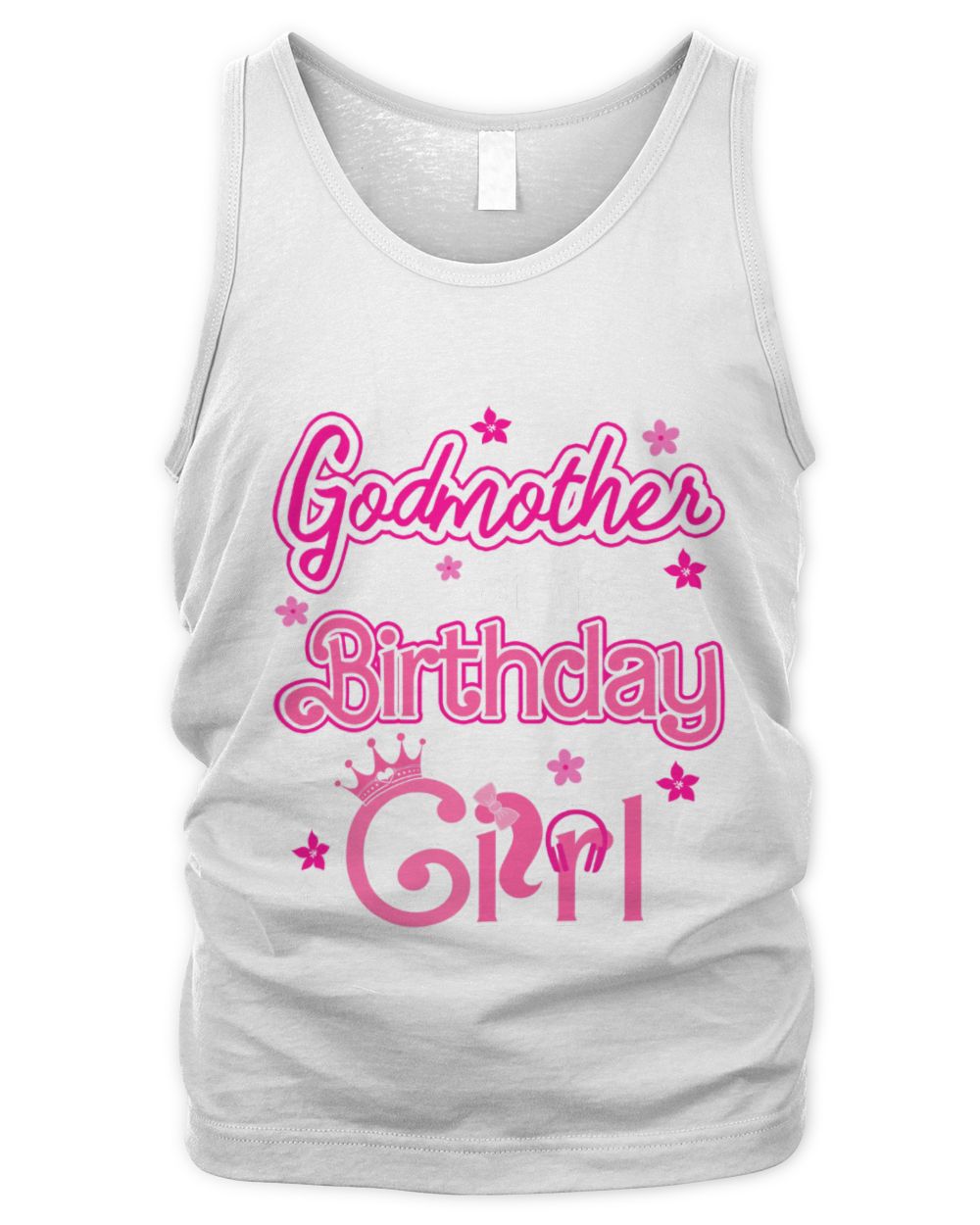 Godmother Of The Barbie Birthday Boy Men's Tank Top white s