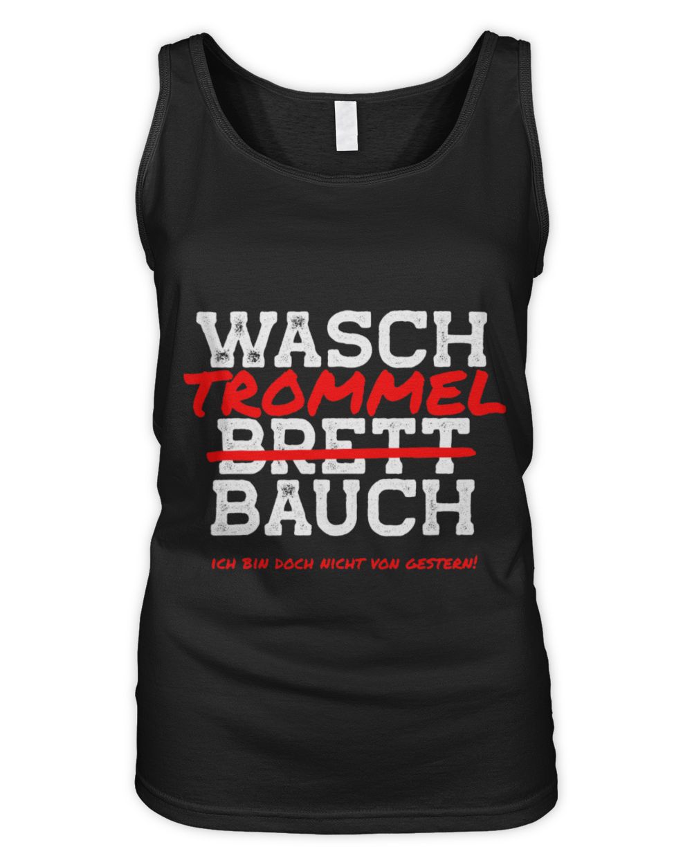 Funny Drummer Raccoons Mens Washing Drum Belly Washboard Belly Women's Tank Top black s