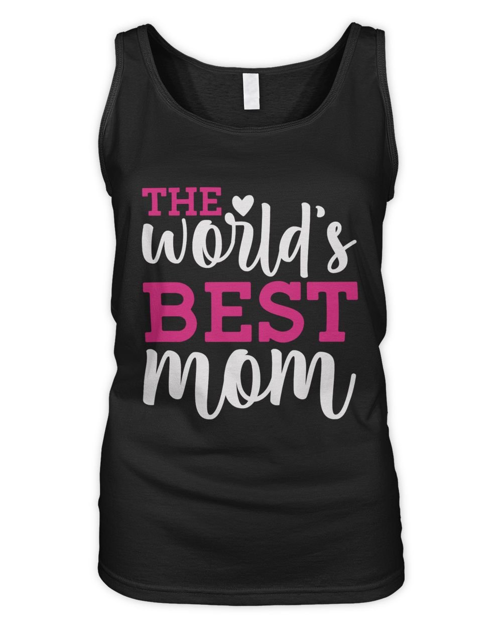 The World's Best Mom Women's Tank Top black s