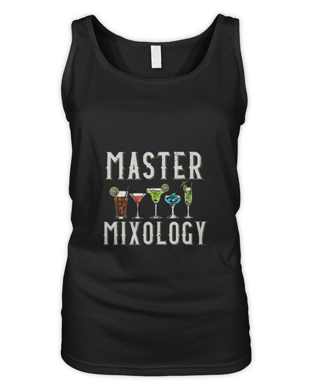 master mixology Design made for a barkeeper Women's Tank Top black s