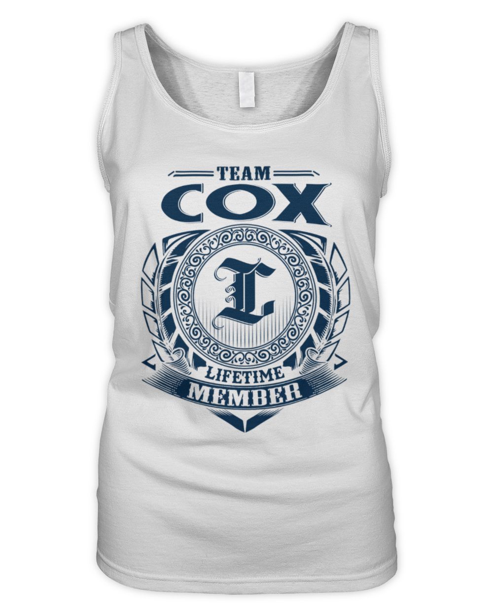 Team Cox Lifetime Member Women's Tank Top white s
