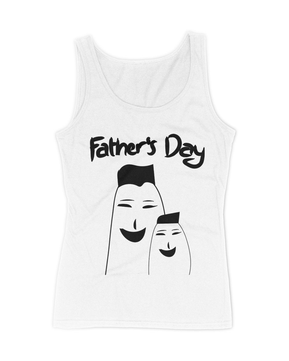 Father's Day T-Shirt Women's Tank Top white s