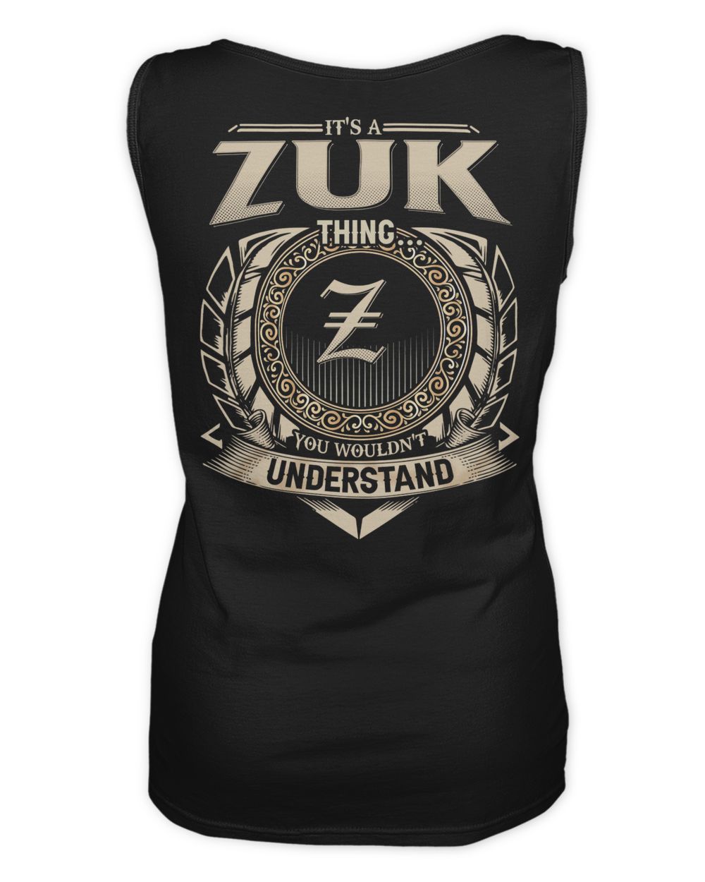 ZUK Women's Tank Top black s