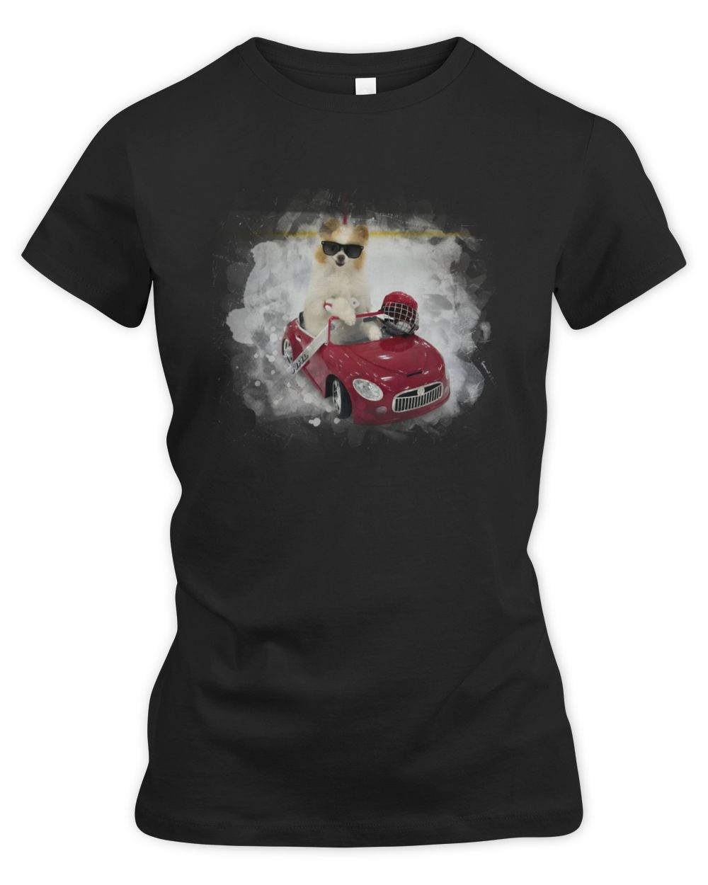 Koda the Fluff t shirt Women's Premium Slim Fit Tee black s