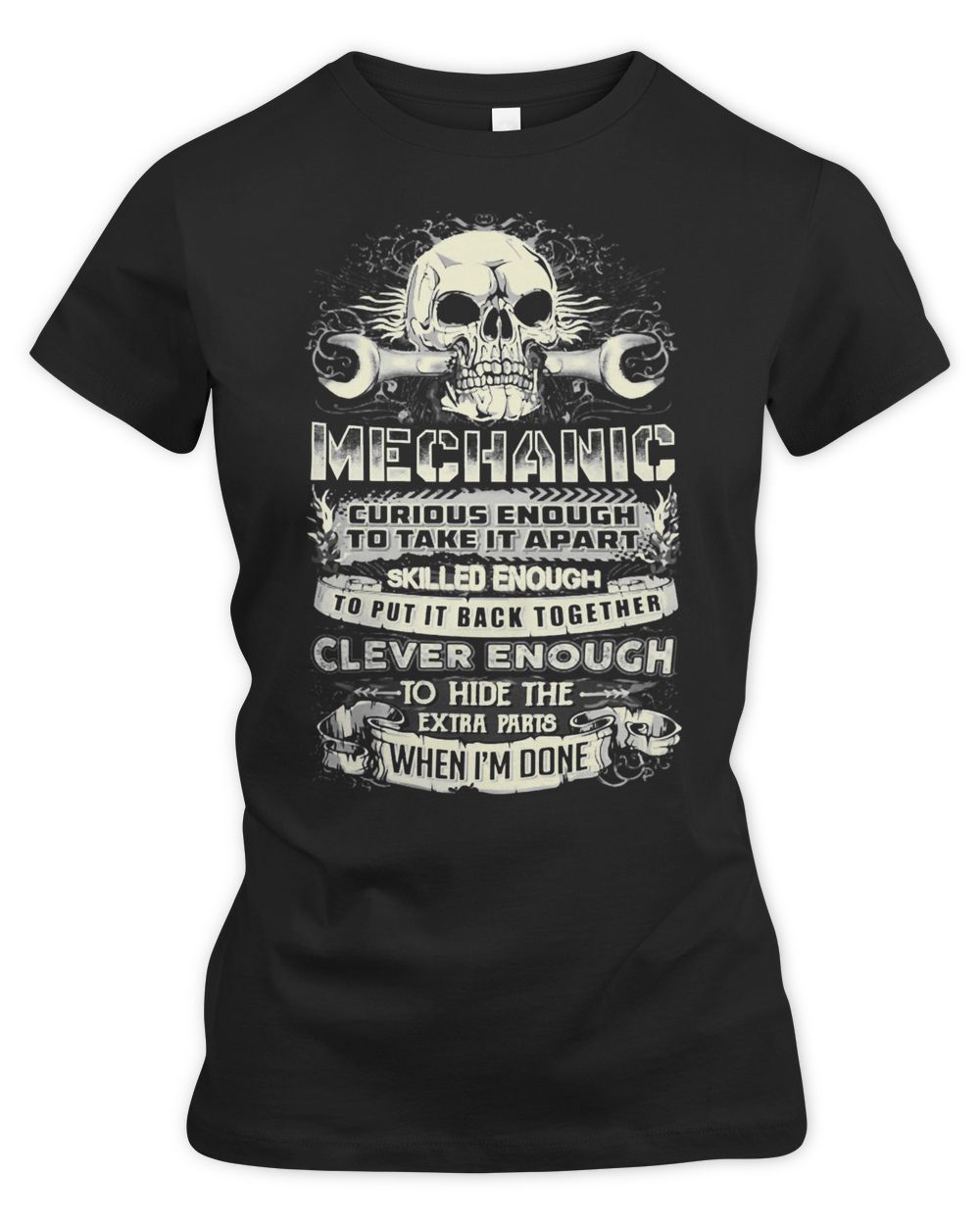 Mechanic Mechanical 31 Technician Women's Premium Slim Fit Tee black s