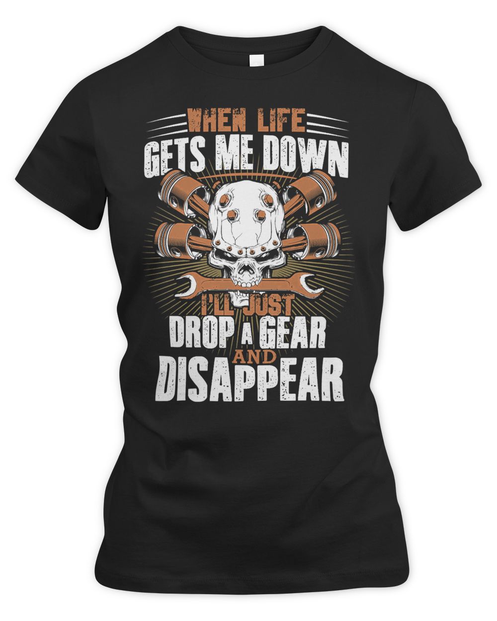 Mechanic Mechanical 368 Technician Women's Premium Slim Fit Tee black s