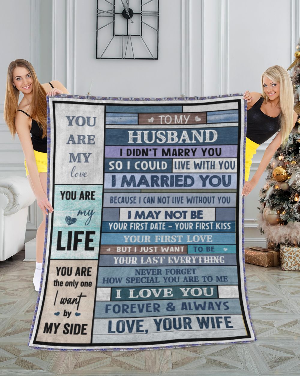 ETBK09_husband To My Husband You Are My Love Arctic Fleece Blanket