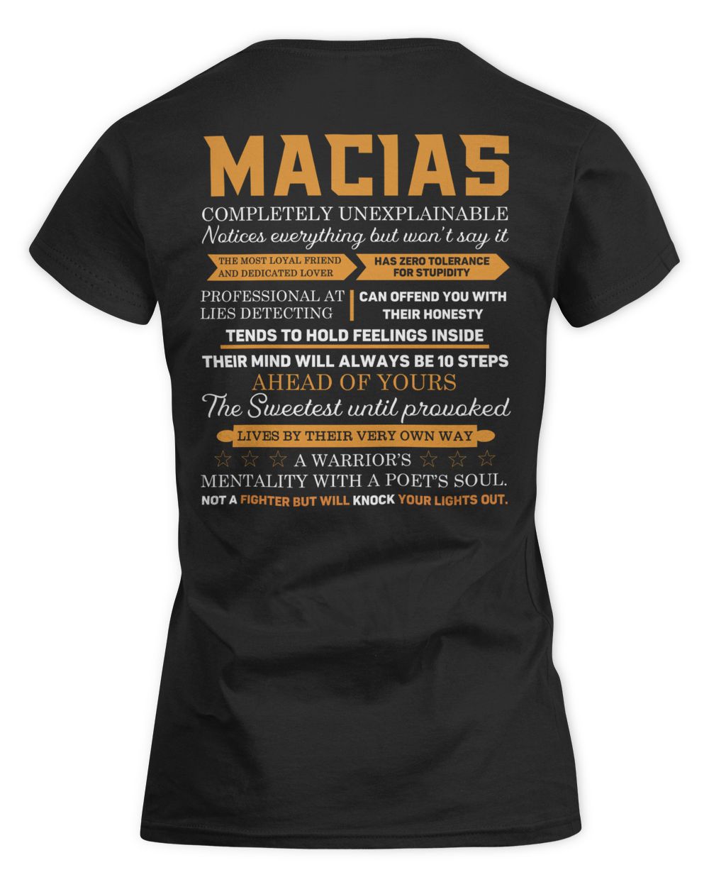 MACIAS Women's Standard T-Shirt black s