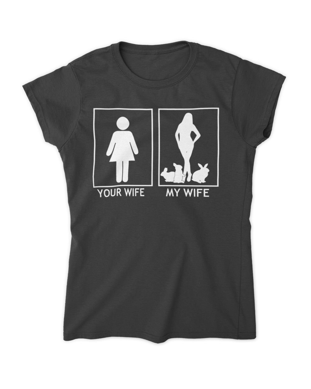 Bunny Wife Women's Standard T-Shirt black s