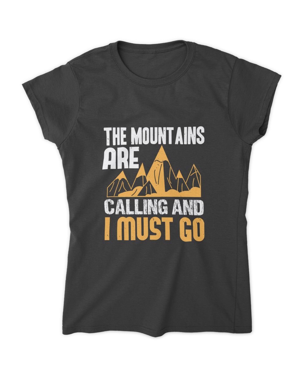 The mount ains are calling and i must go Women's Standard T-Shirt black s