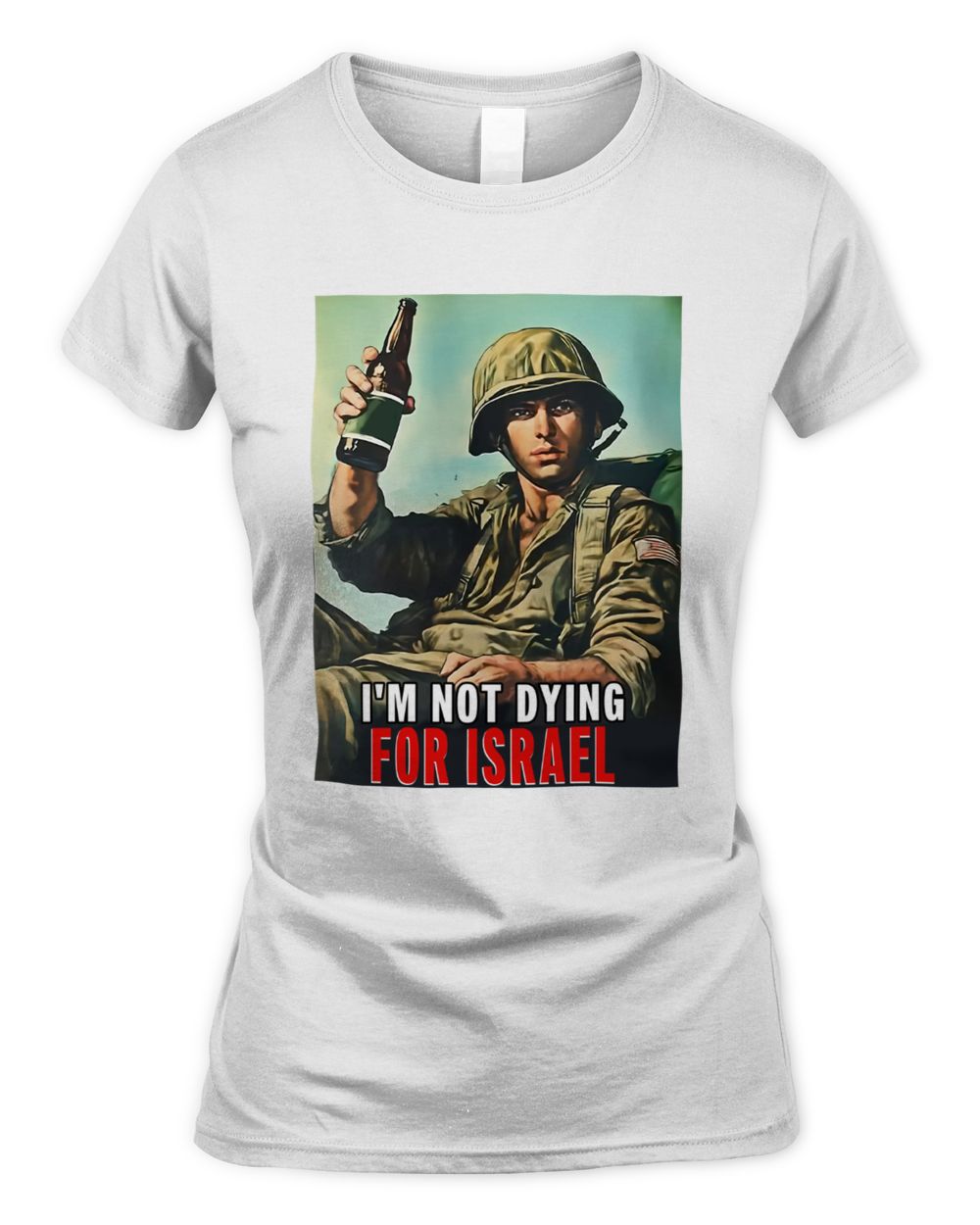 I'm Not Dying For Israel Women's Standard T-Shirt white s