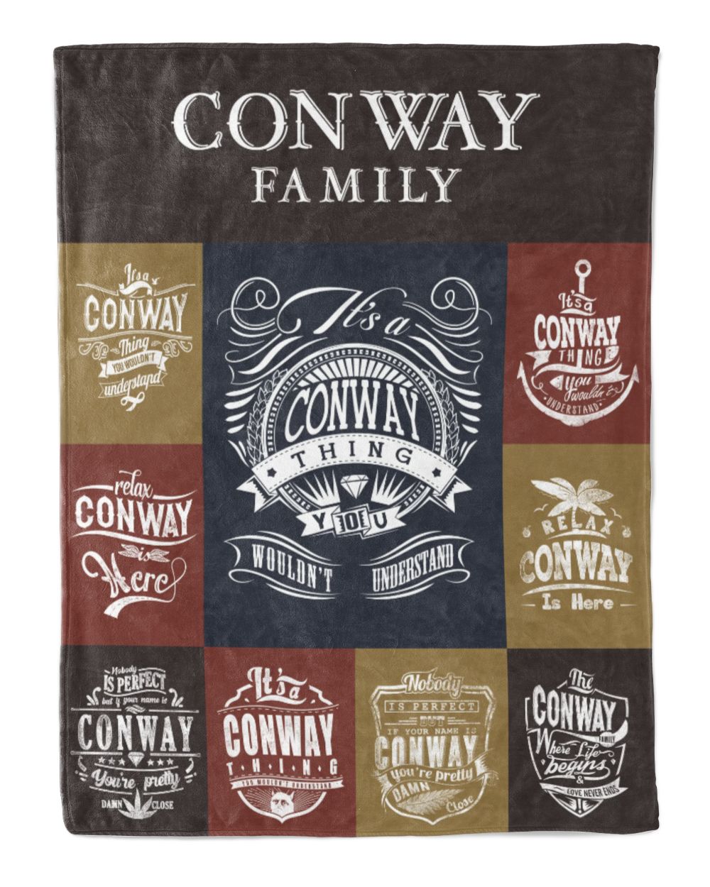 CONWAY BLANKET F1 Cozy Plush Fleece Blanket white 30x40in