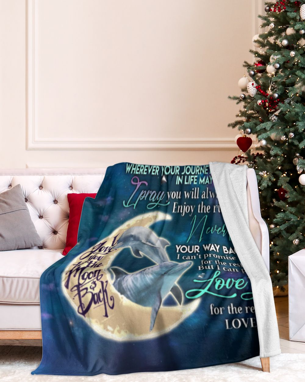 Dad to Son Cozy Plush Fleece Blanket white 30x40in