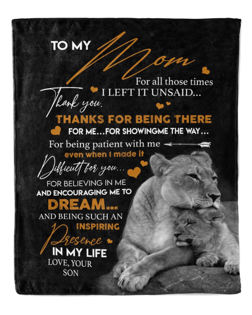 Special gift for your Mom Cozy Plush Fleece Blanket white 30x40in