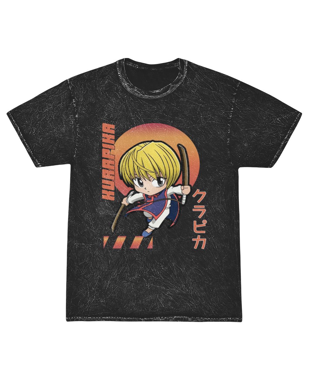 Kurapika K25 T-Shirt, Sweatshirt, Hoodie Mineral Wash T-shirt black s