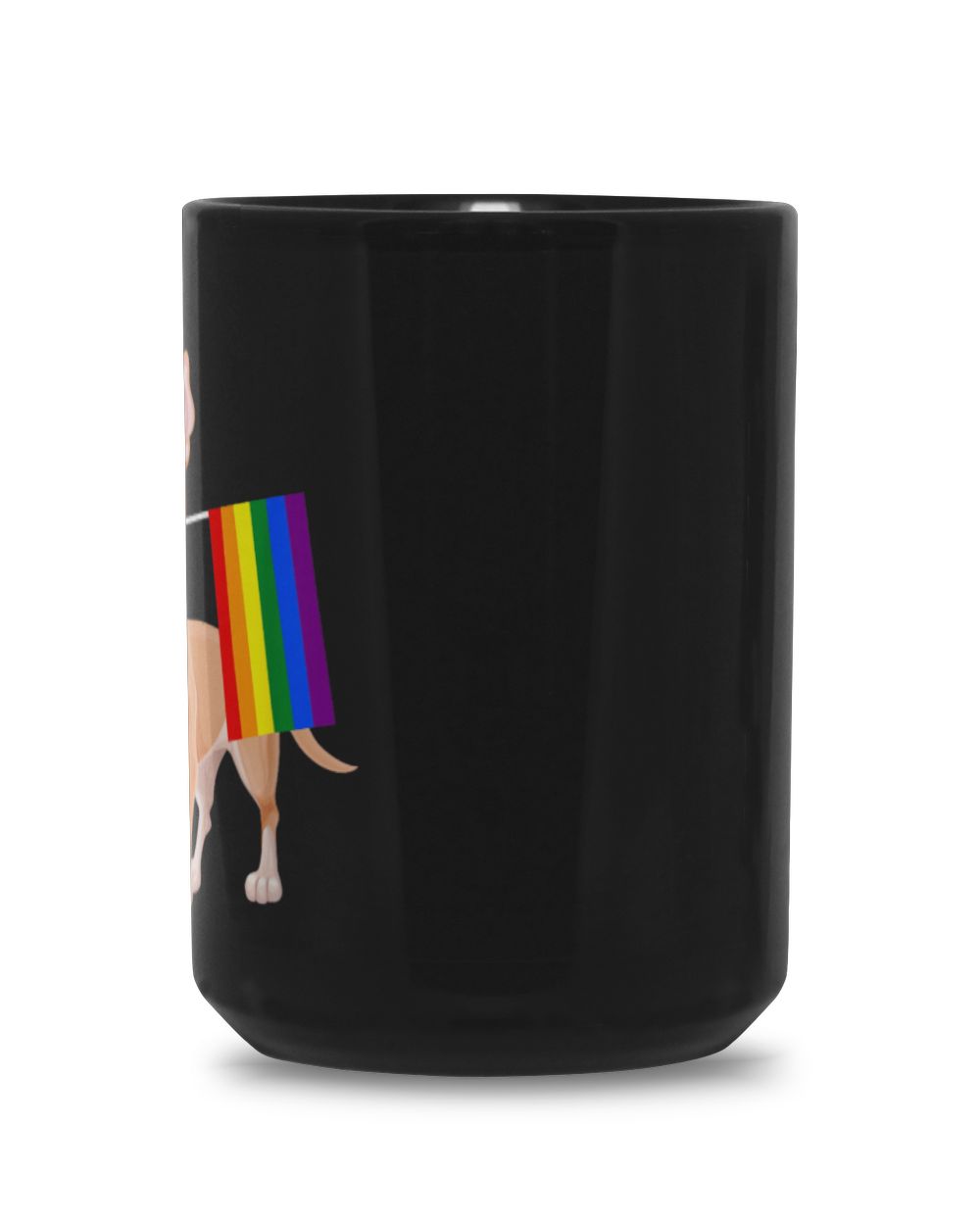 Chihuahua LGBT community Black Mug 15oz black 15oz