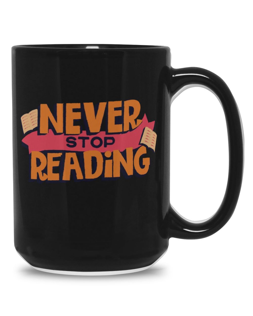 I Am A Book Reader I Am Allergic To Stupidity I Break Out In Sarcasm mug Black Mug 15oz black 15oz