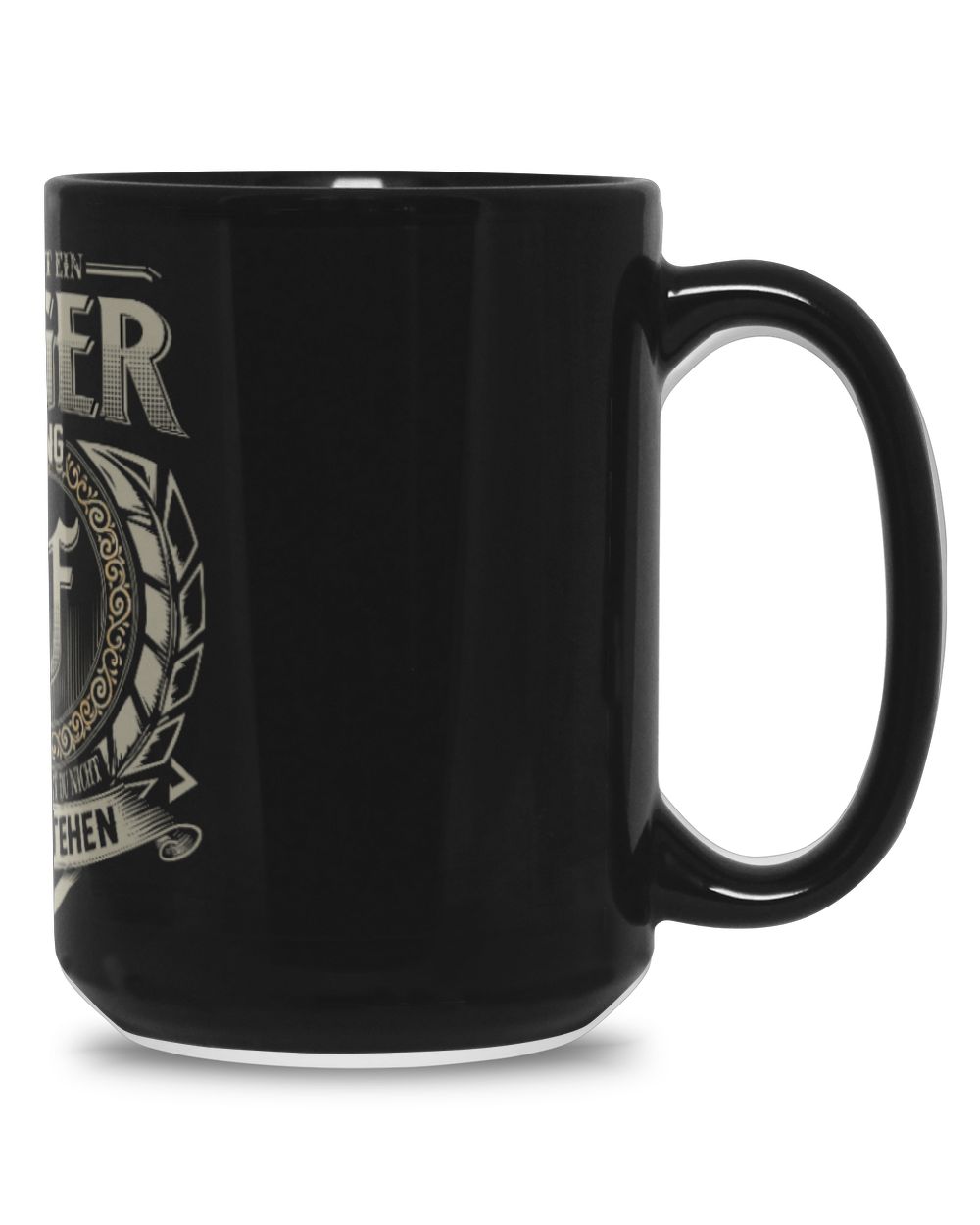 DE06318 Feger DE8 Black Mug 15oz black 15oz