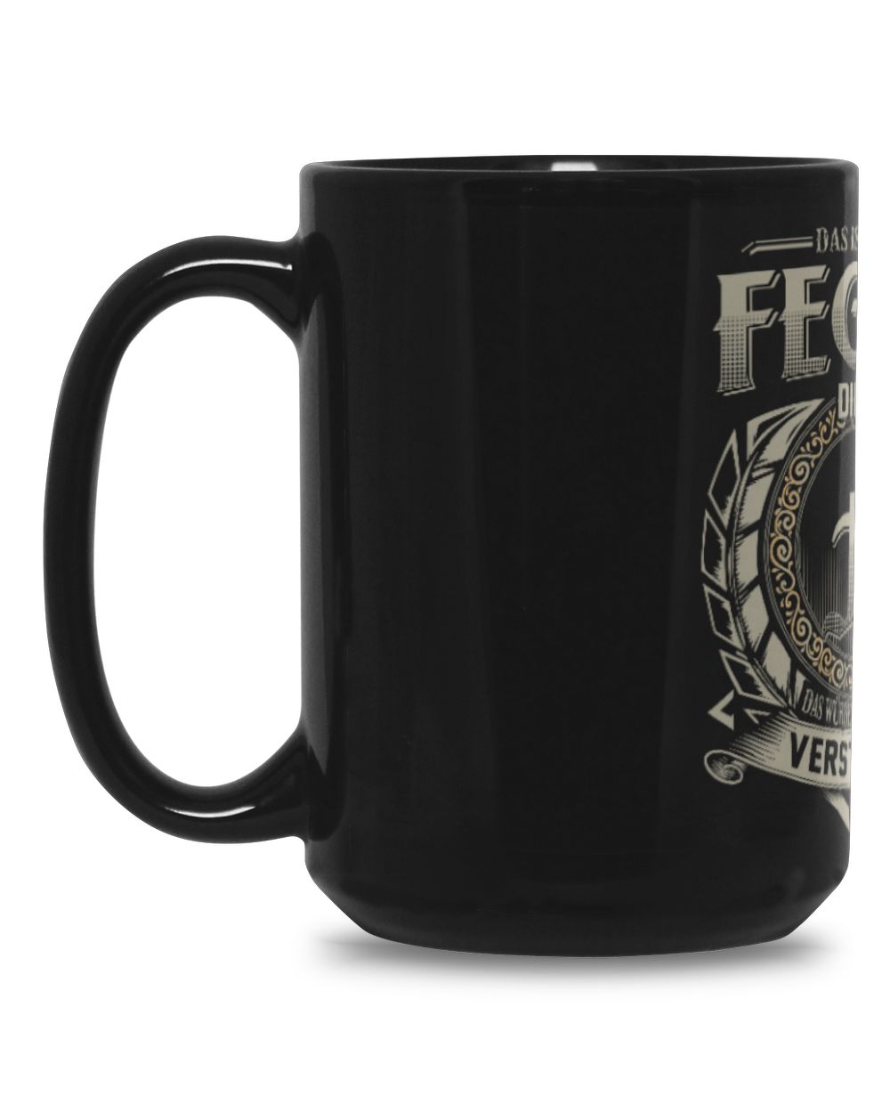 DE06318 Feger DE8 Black Mug 15oz black 15oz