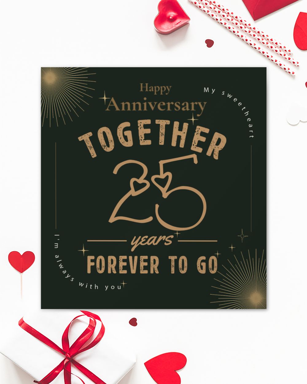 Personalized Anniversary By Years Gifts For Couples - Best Gifts For Wife From Husband - Luxury Wedding Anniversary Gifts Idea - Wishes Message For Her - Marriage Day Message - Forever To Go Love Knot Silver Necklace no-gift-wrap standard-box