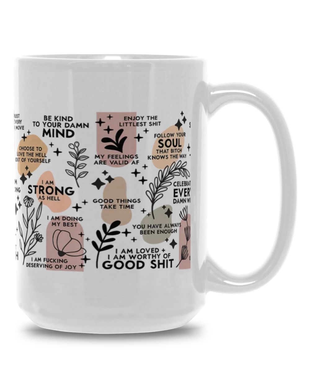 Daily Remider White Mug 15oz white 15oz