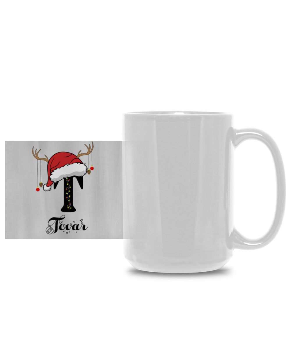 TOVAR Christmas White Mug 15oz white 15oz