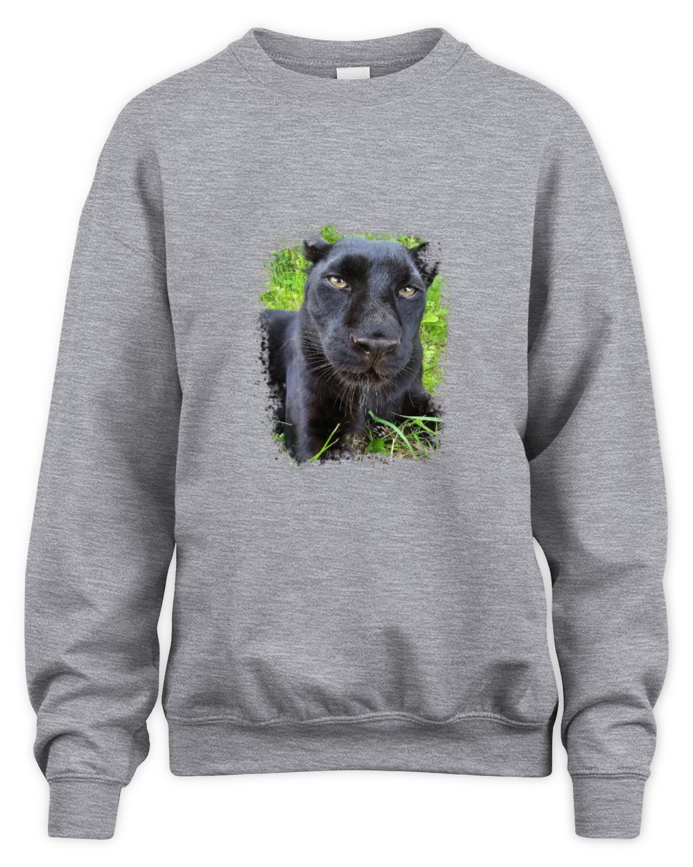 Luna The Panther is So Adorable Unisex Premium Crewneck Sweatshirt sport-grey s