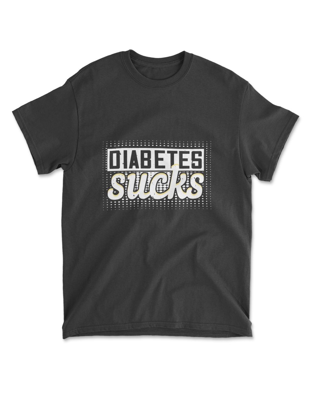 Diabetes Sucks Diabetes T-Shirt Men's Standard T-Shirt black s