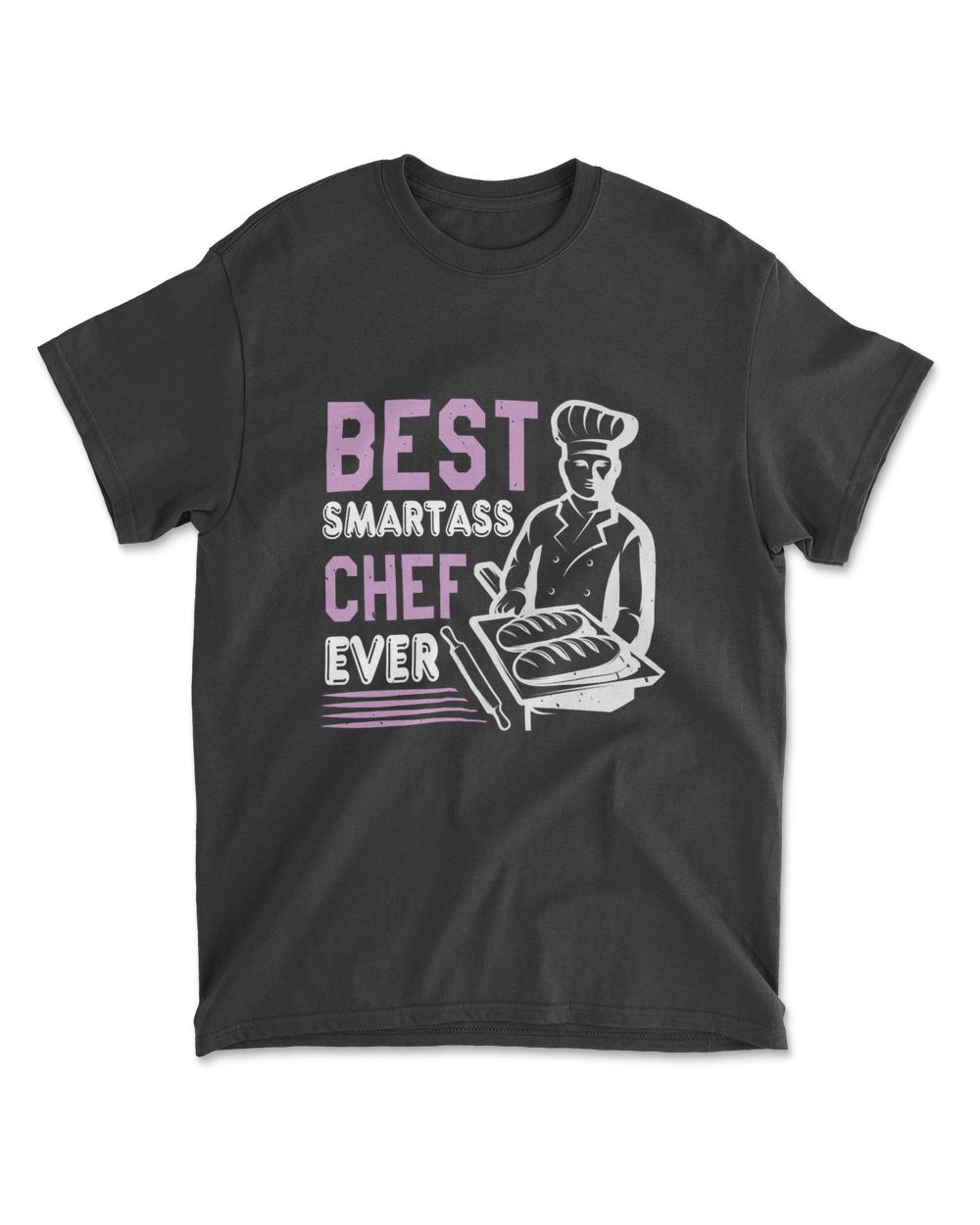 Best Smartass Chef T-Shirt Men's Standard T-Shirt black s