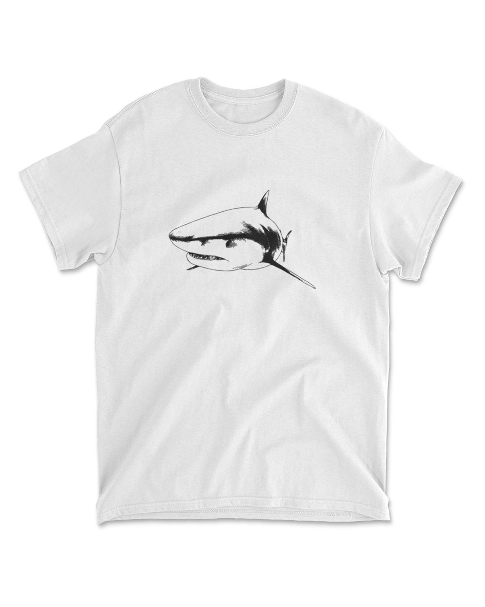 Great White Shark Funny Shark Lover Design For The Week Of The Shark Beyond Men's Standard T-Shirt white s