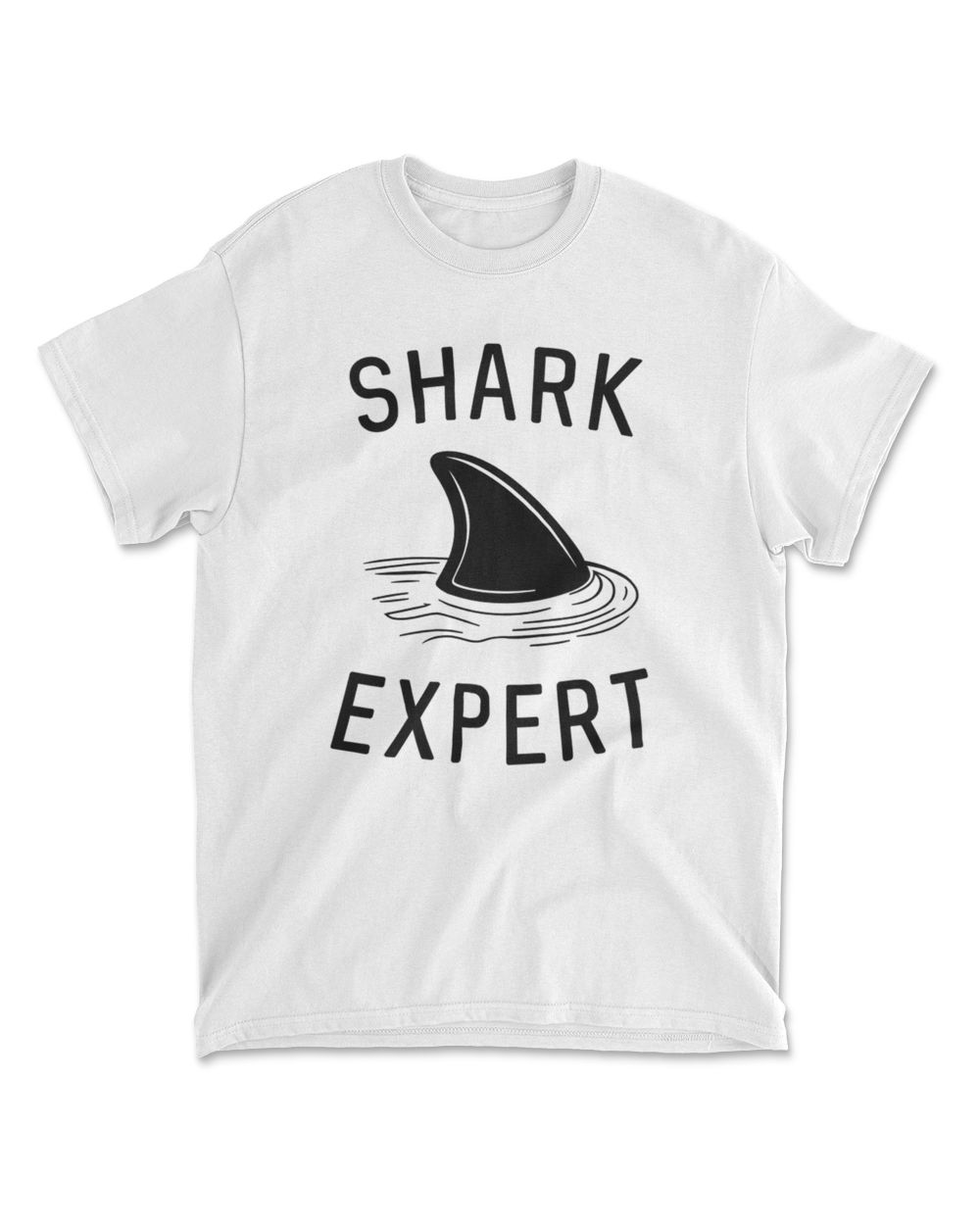 Shark Expert Men's Standard T-Shirt white s