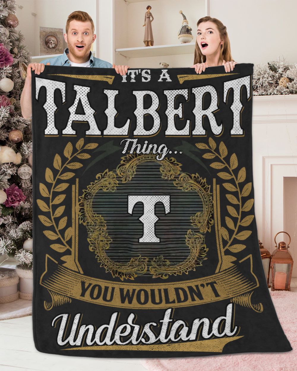TALBERT-NT-B1 Premium Mink Sherpa Blanket (60x80in) black 60x80in
