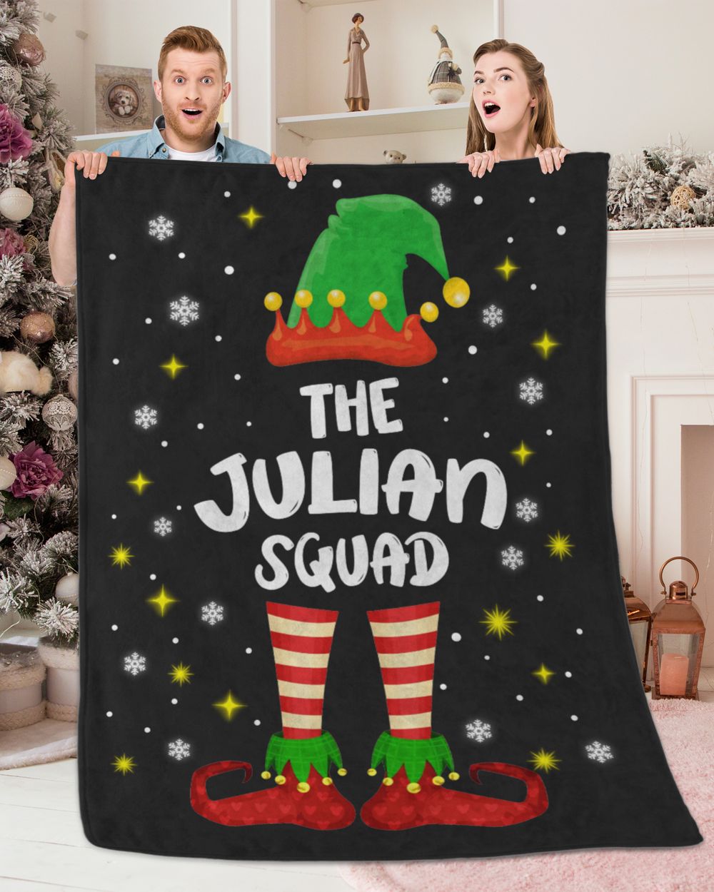 JULIAN-NT-XM1 Premium Mink Sherpa Blanket (60x80in) black 60x80in